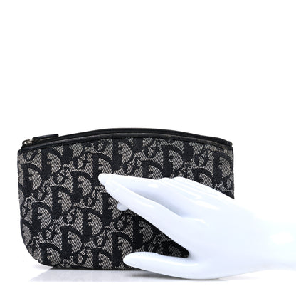Christian Dior Monogram Cosmetic Case Blue 2 of 10