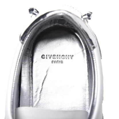 Givenchy Calfskin Reverse Logo Womens Urban Street Sneakers 39.5 White Silver 7 of 14