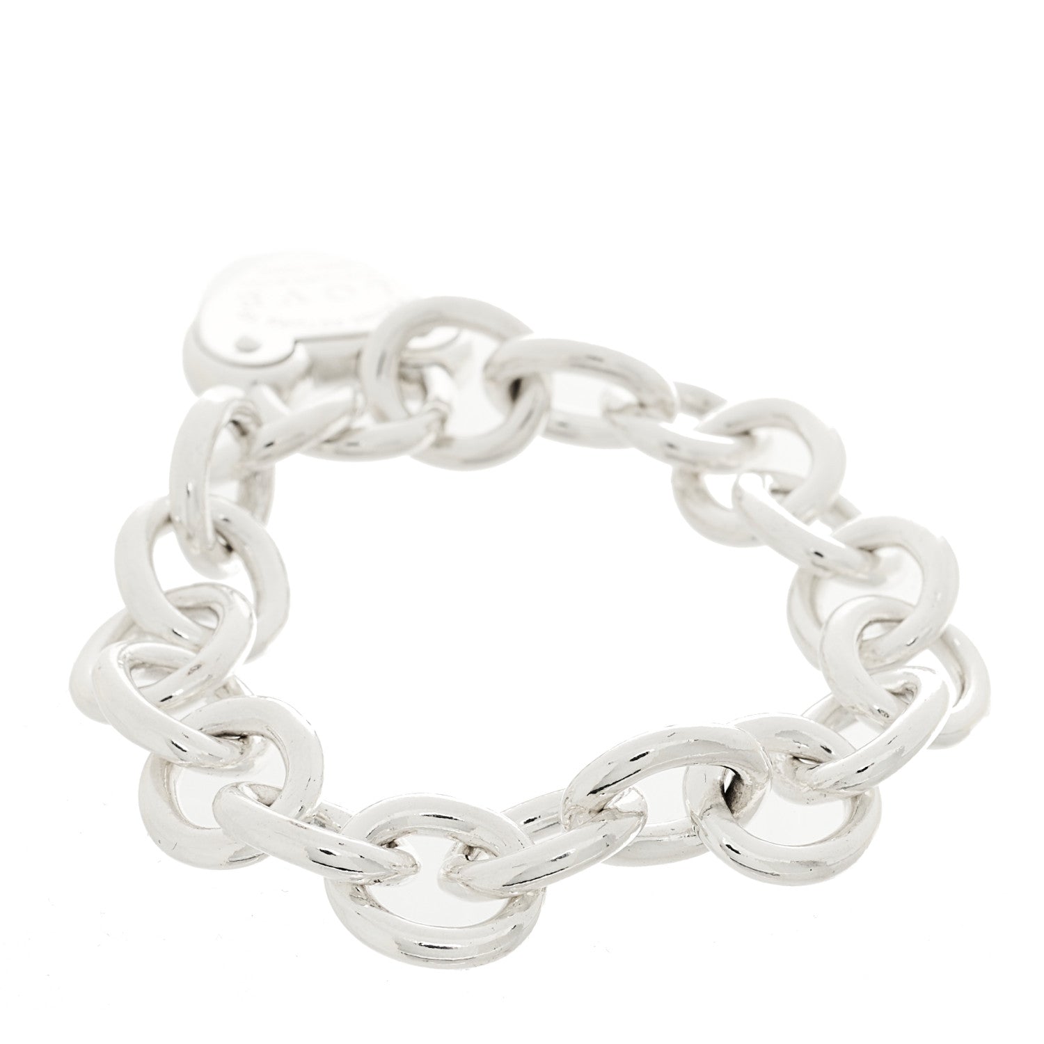 Tiffany Sterling Silver Return to Tiffany Love Lock Bracelet 2 of 4