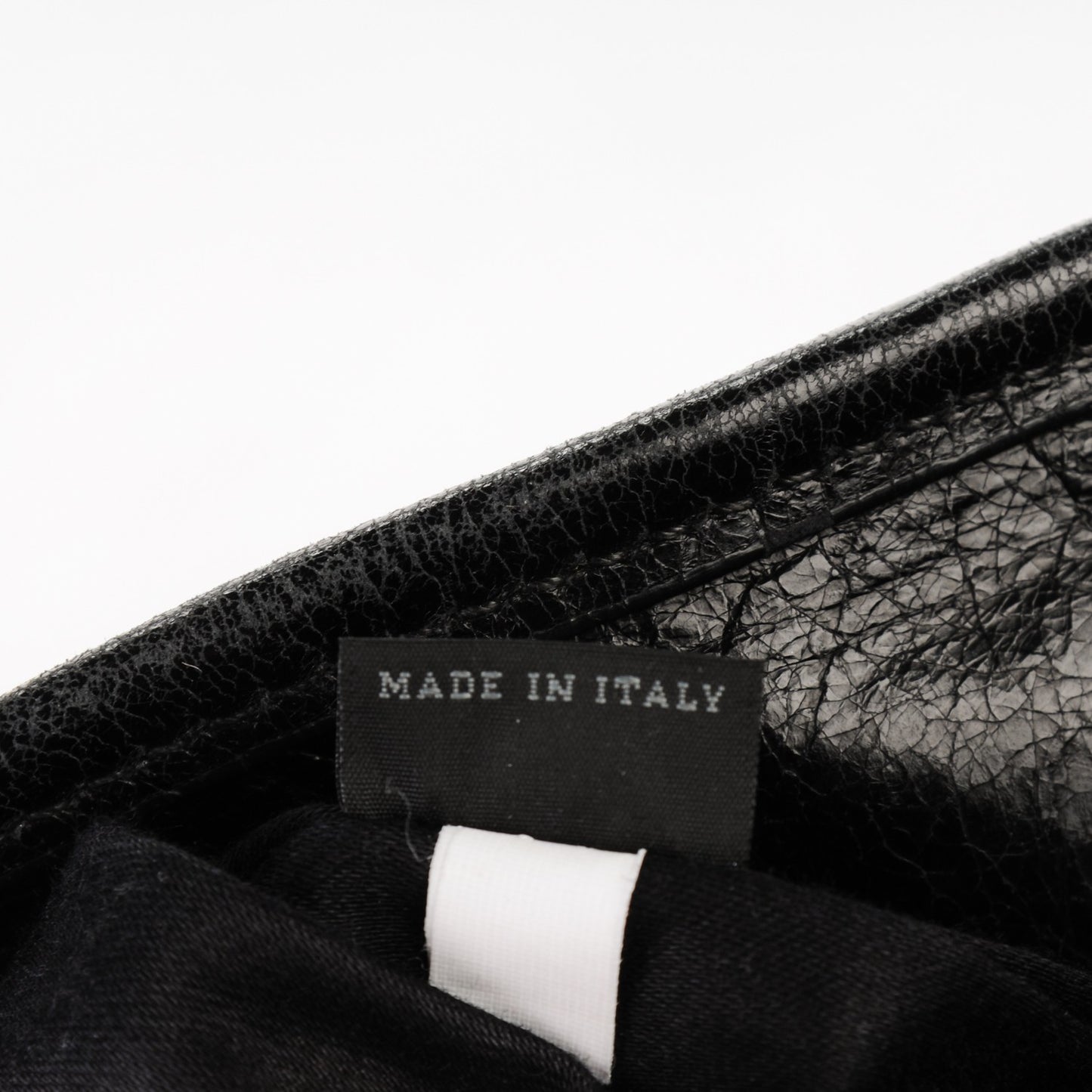 Vitello Shine Tote Black