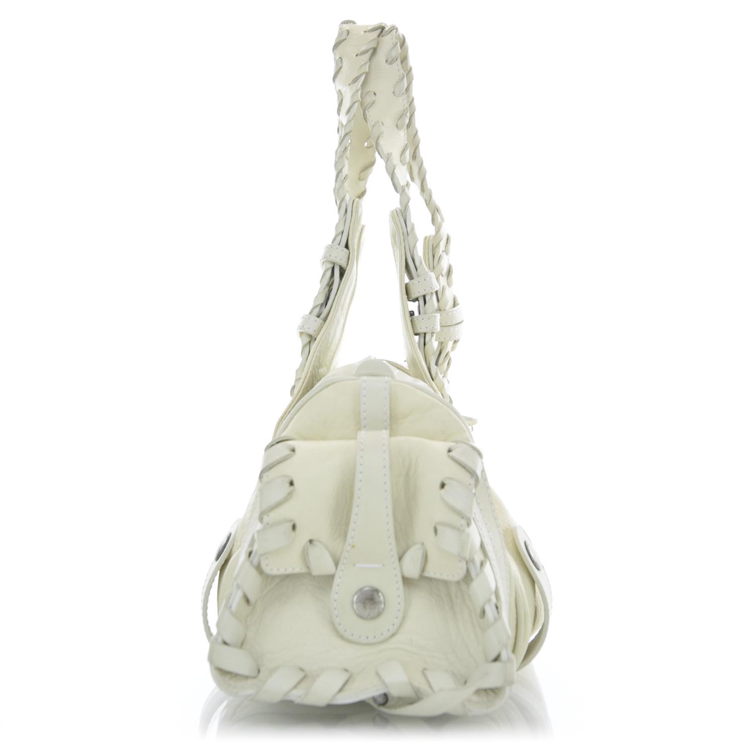 Chloe Calfskin Silverado Shoulder Bag Ivory 4 of 9