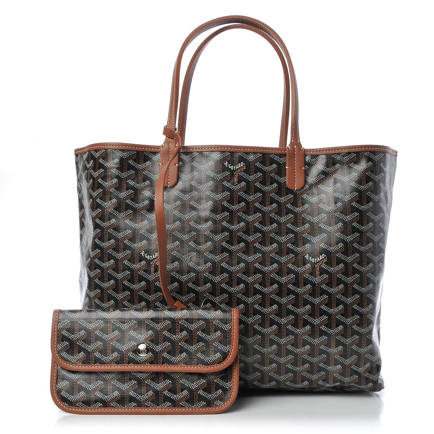 Goyard Goyardine Saint Louis PM Black Gold 1 of 9