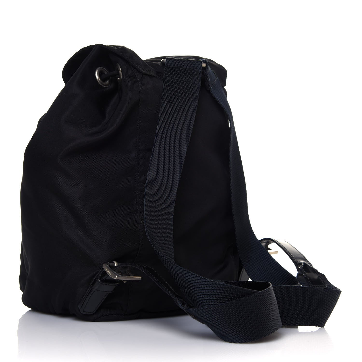 Prada Tessuto Nylon Vela Cinch Backpack Black 2 of 10