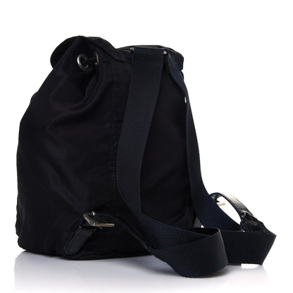 Prada Tessuto Nylon Vela Cinch Backpack Black 2 of 10