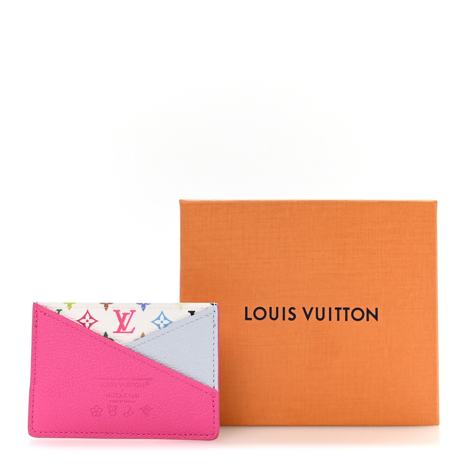 Louis Vuitton LV X TM Monogram Multicolor Criss-Cross Card Holder Kawaii Pink 7 of 7