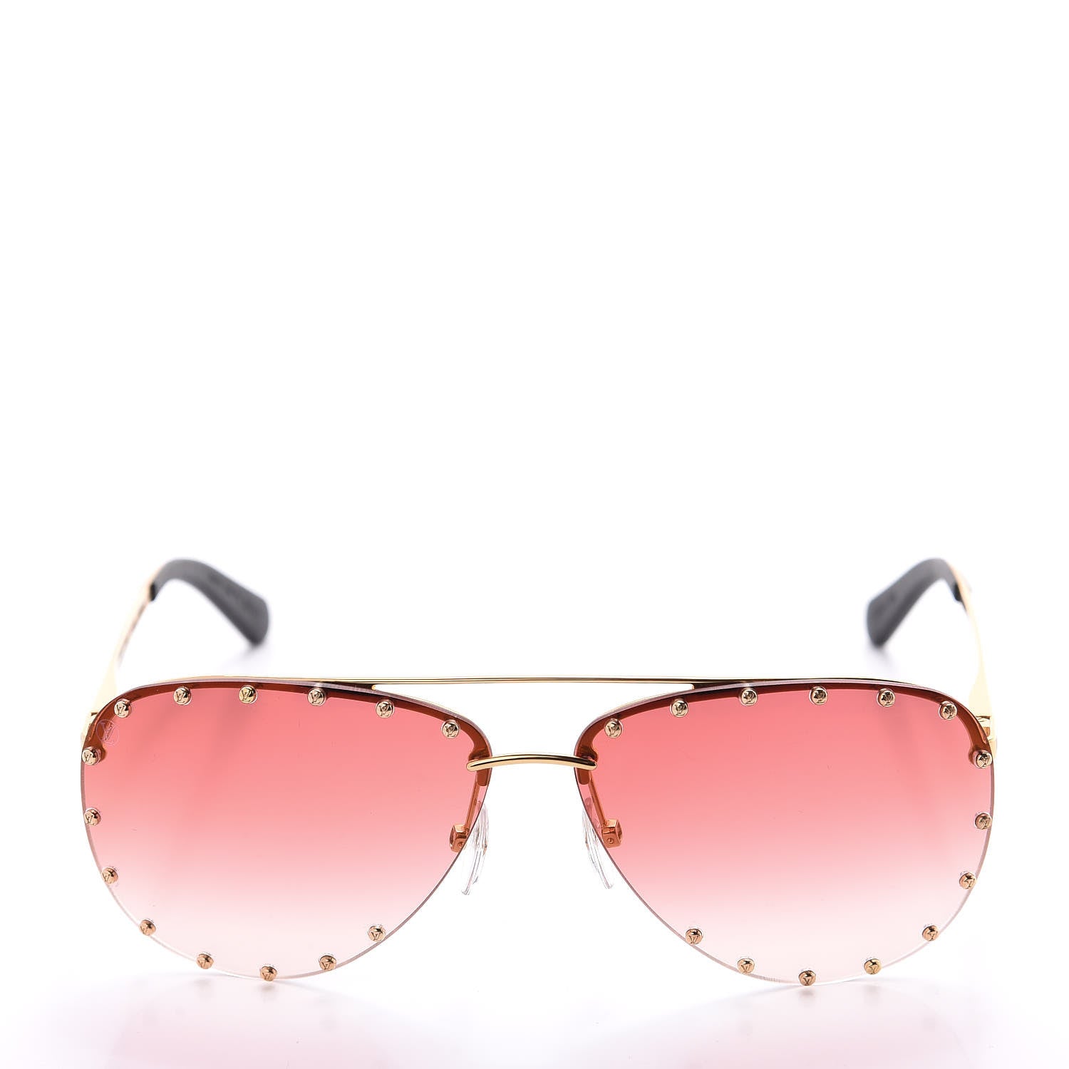 Louis Vuitton The Party Aviator Sunglasses Z2348U Pink 3 of 9