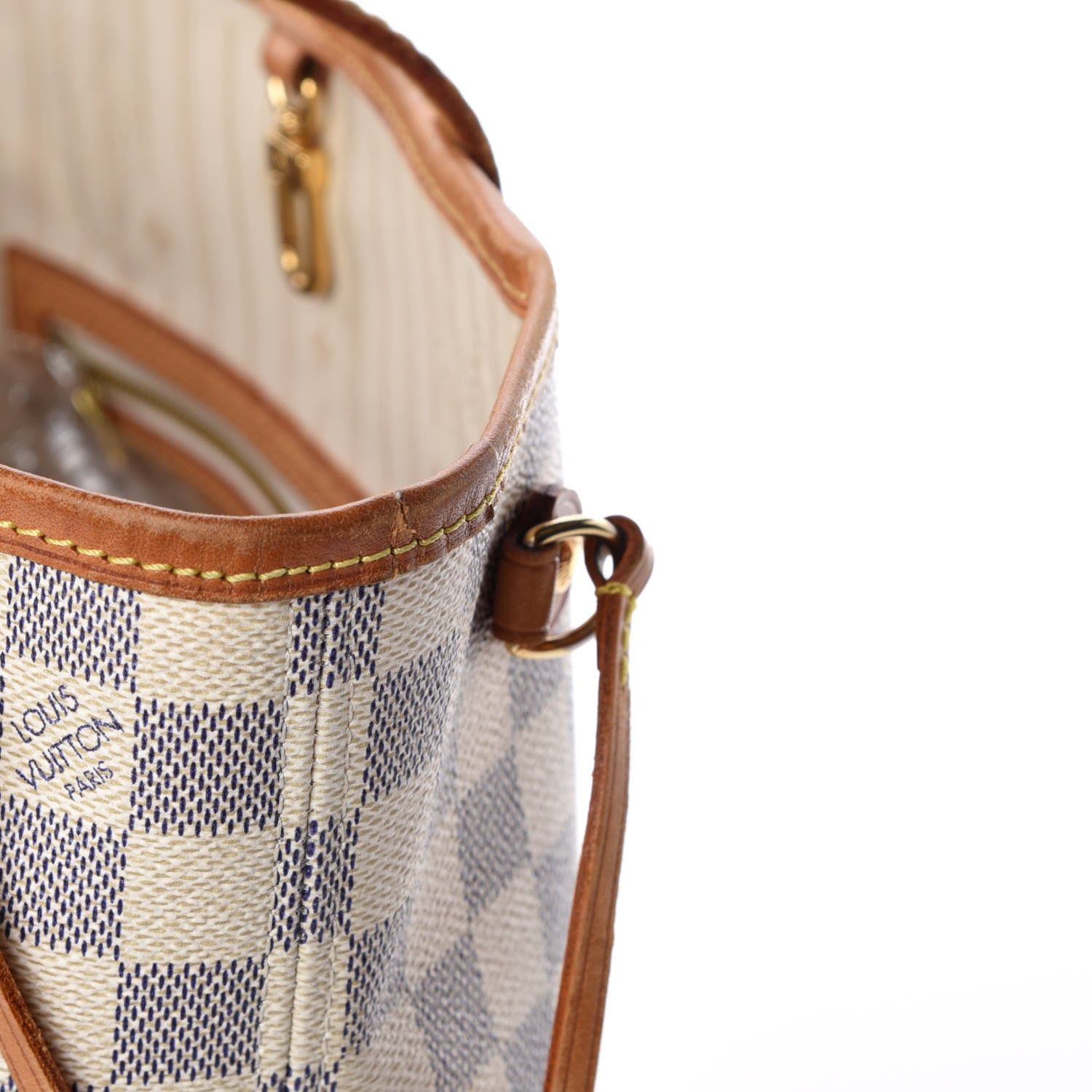 Louis Vuitton Damier Azur Neverfull PM 20 of 21