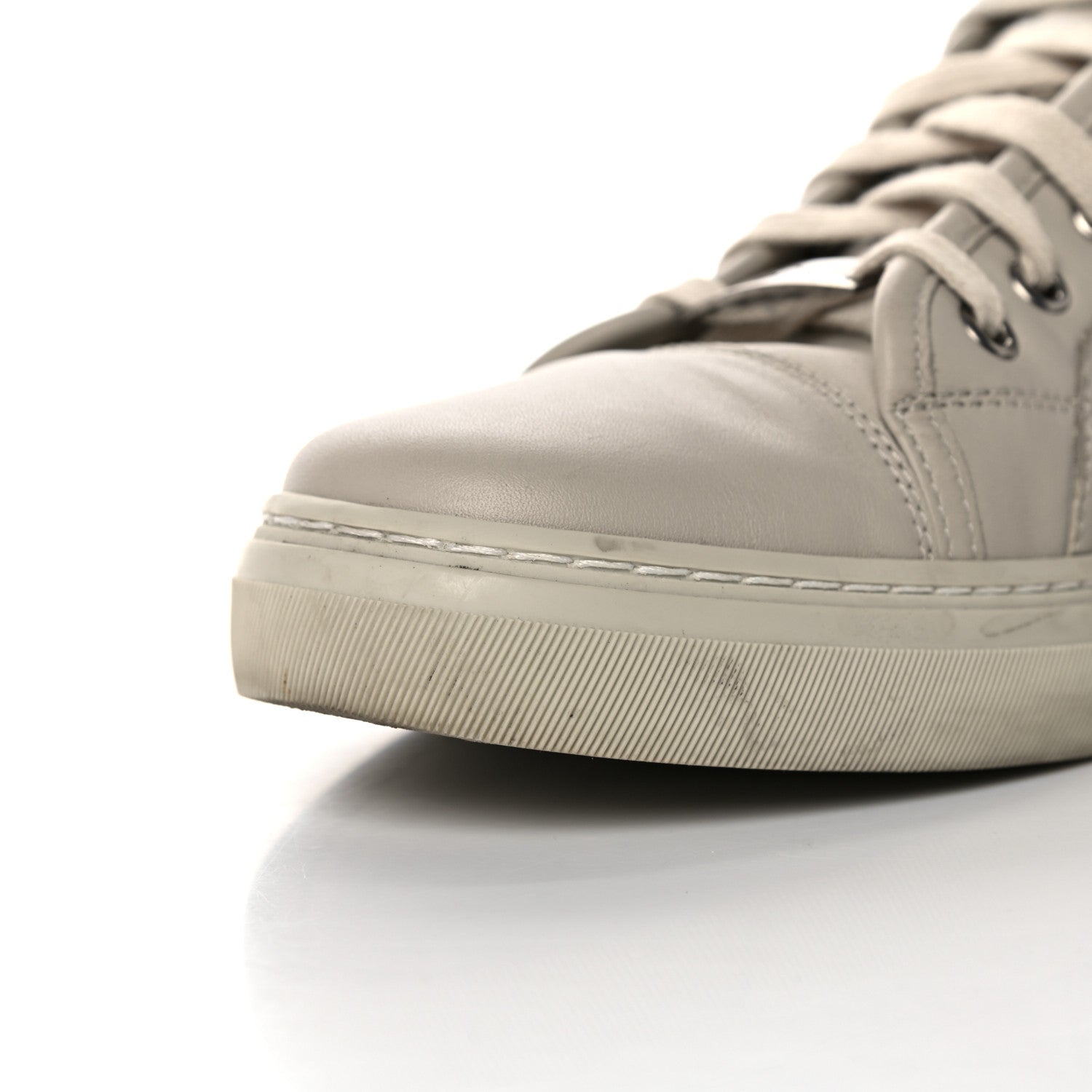Gucci Calfskin Mens High Top Sneakers 8 Mystic White 12 of 18