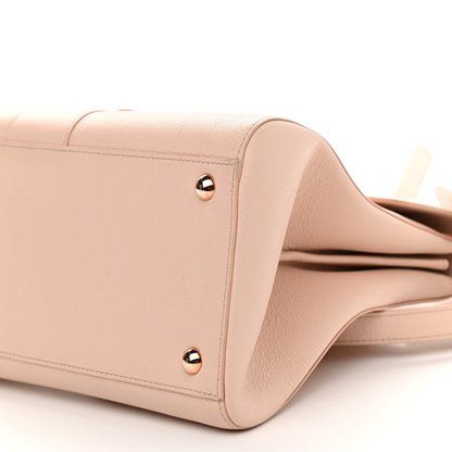 Delvaux Grained Calfskin MM Brillant Satchel Nude 10 of 11