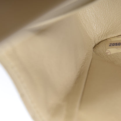 Chanel Lambskin Quilted Medium Double Flap Beige 10 of 11