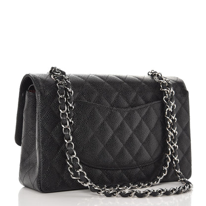Chanel Caviar Quilted Medium Double Flap Black 3 of 8