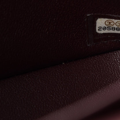 Chanel Lambskin Quilted Jumbo Double Flap Black 14 of 15