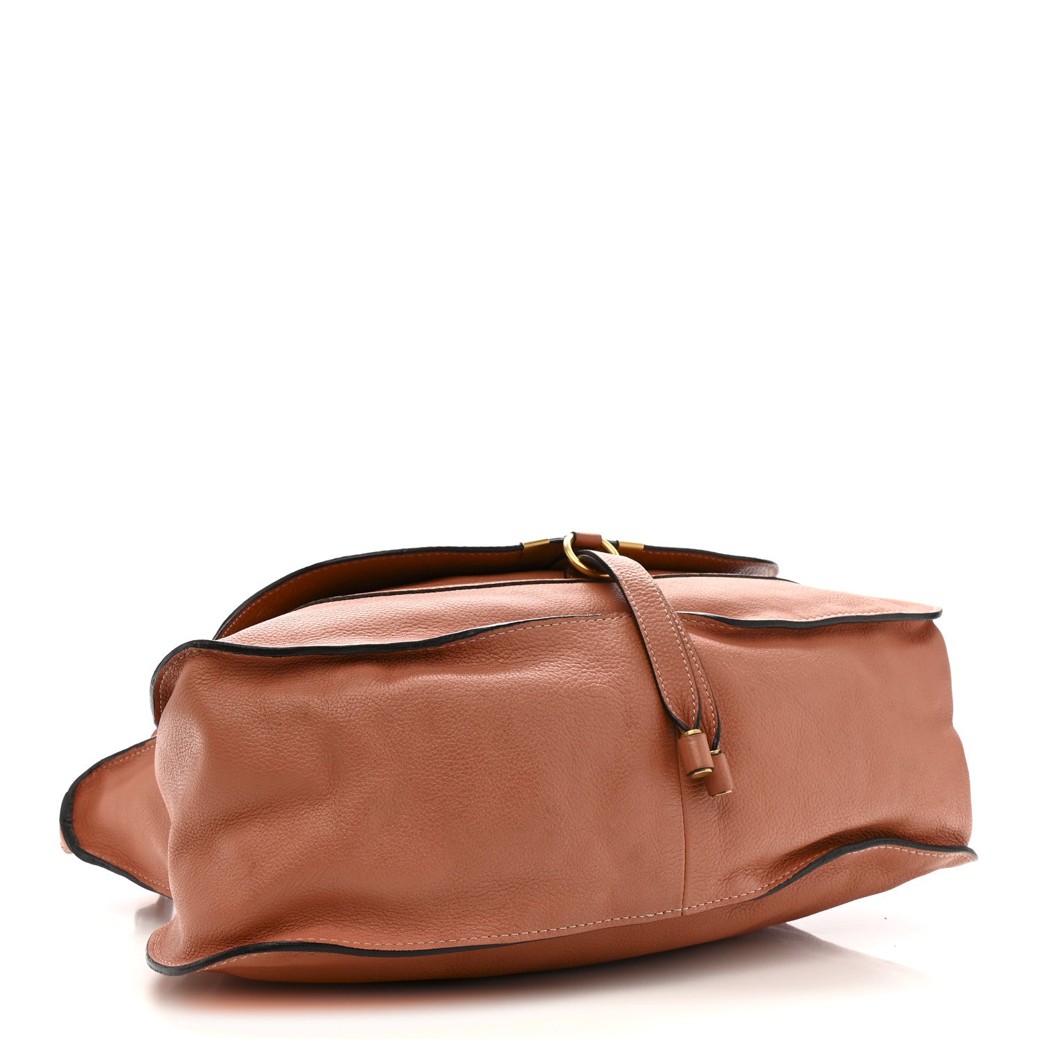 Chloe Calfskin Large Marcie Satchel Coral 4 of 14