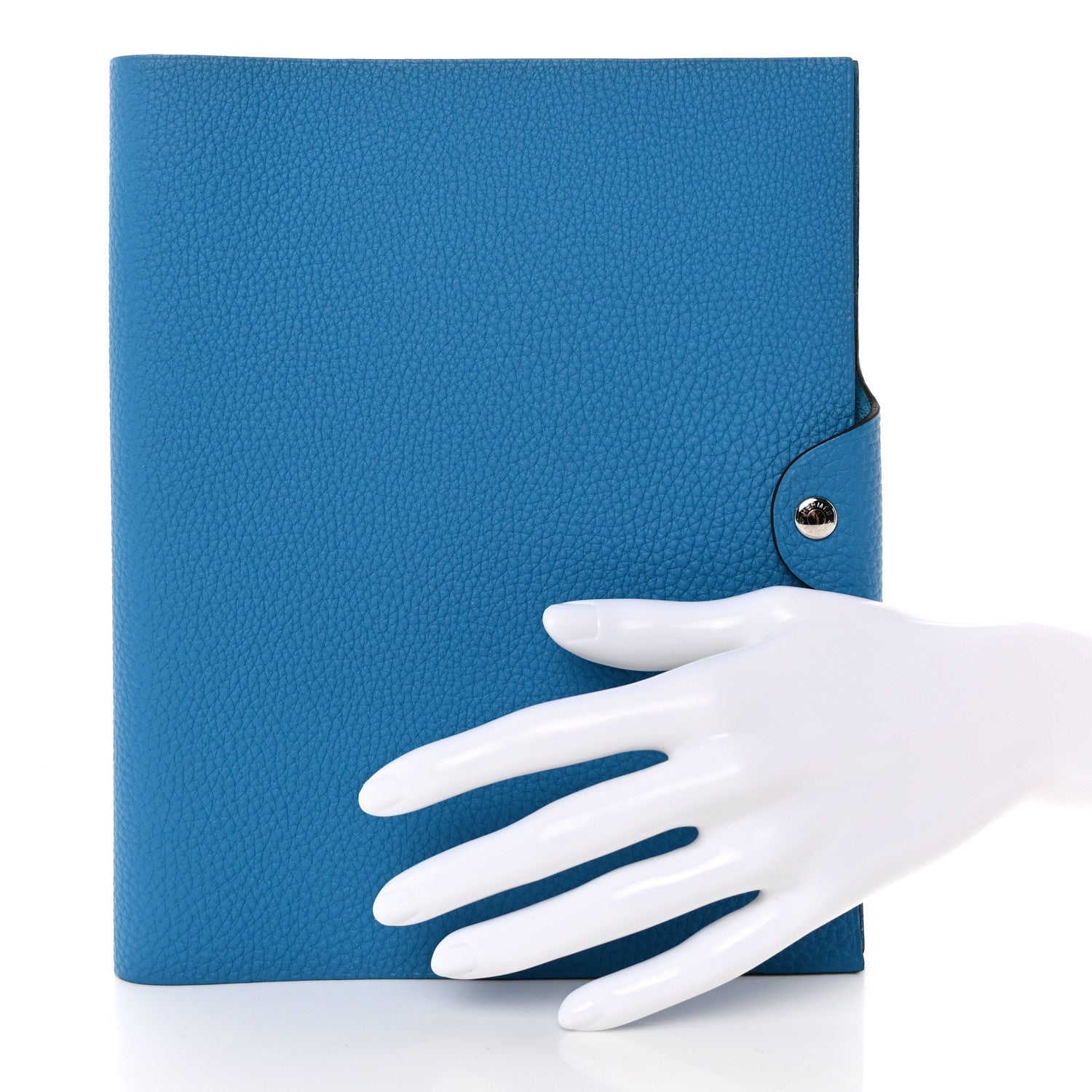 Hermes Togo Ulysse MM Notebook Cover Bleu Zanzibar 2 of 8