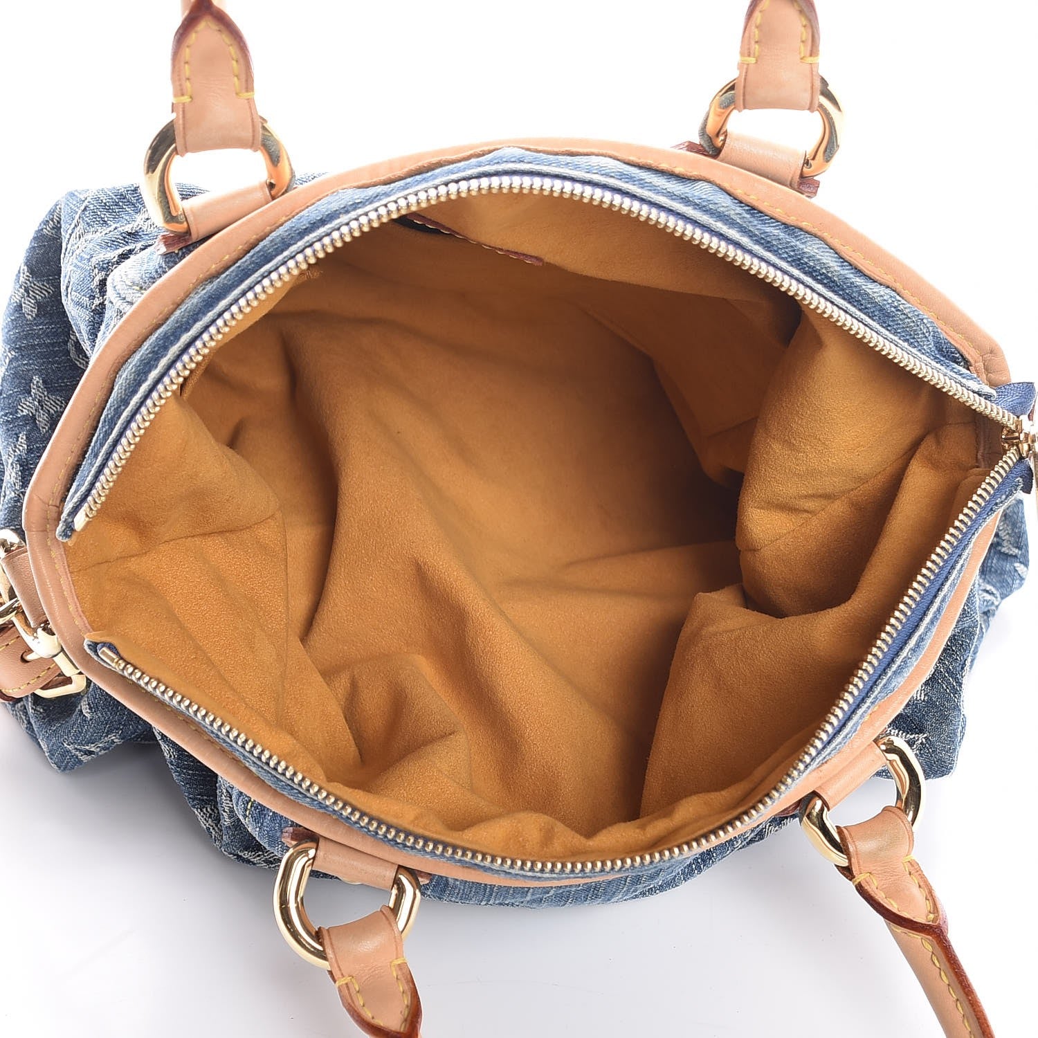 Louis Vuitton Denim Neo Cabby MM Blue 6 of 8