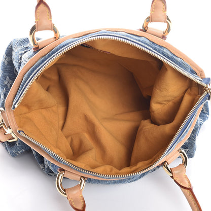 Louis Vuitton Denim Neo Cabby MM Blue 6 of 8