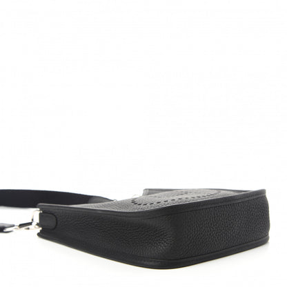 Hermes Taurillon Clemence Evelyne TPM Black 4 of 10