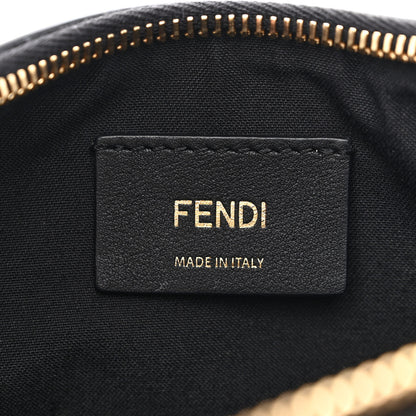 Fendi Vitello Grace Matte Small Fendigraphy Hobo Bag Black 6 of 12