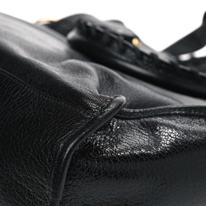 Balenciaga Chevre Gold Metallic Edge Hardware City Black 8 of 8