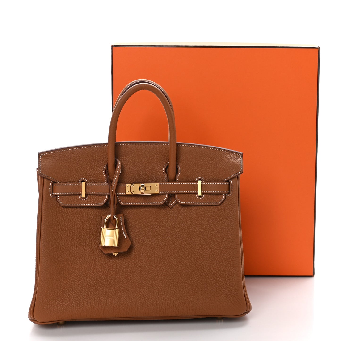Togo Birkin 25 Gold