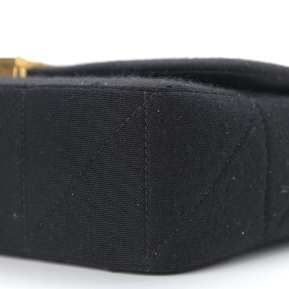 Saint Laurent Jersey Wool Patchwork Monogram Medium Jamie Baguette Black 10 of 12