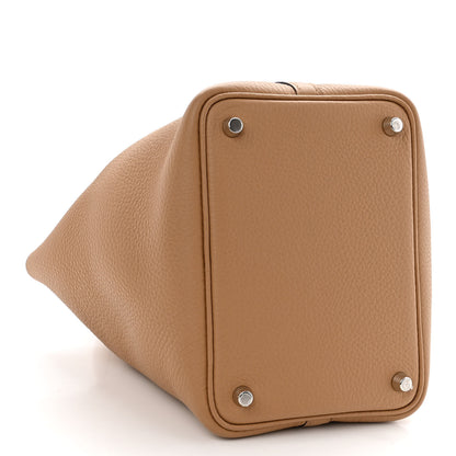 Hermes Taurillon Clemence Matte Alligator Picotin Lock Touch 18 PM Chai 10 of 13