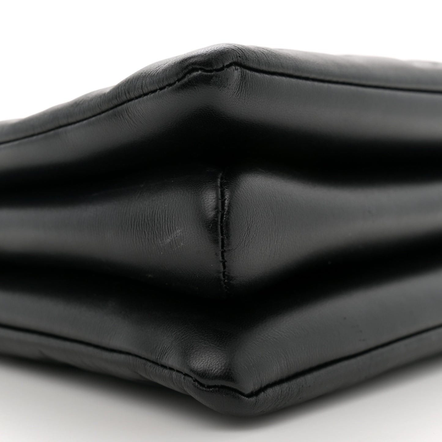 Lambskin Embossed Monogram Coussin MM Black