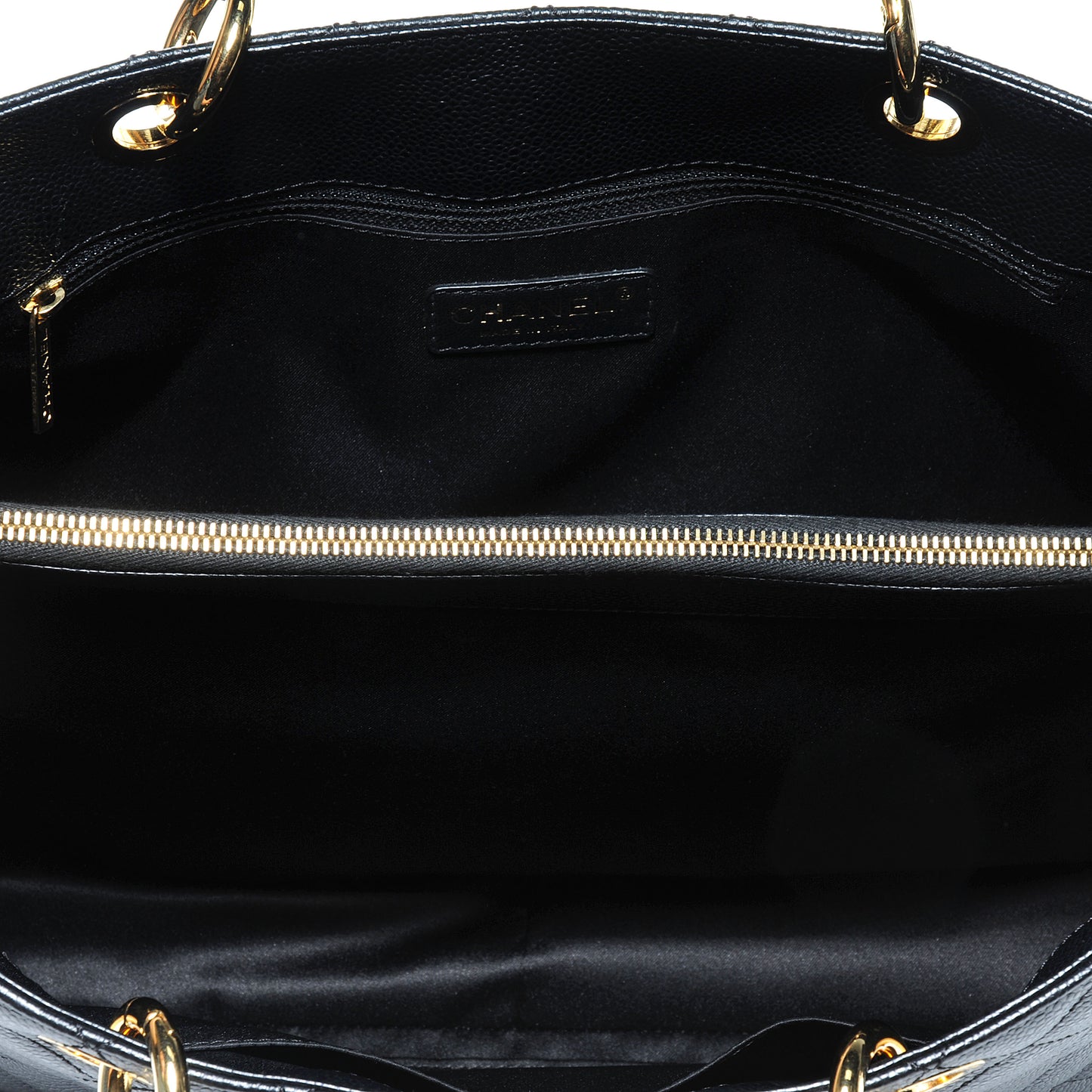 Caviar Grand Shopping Tote GST Black