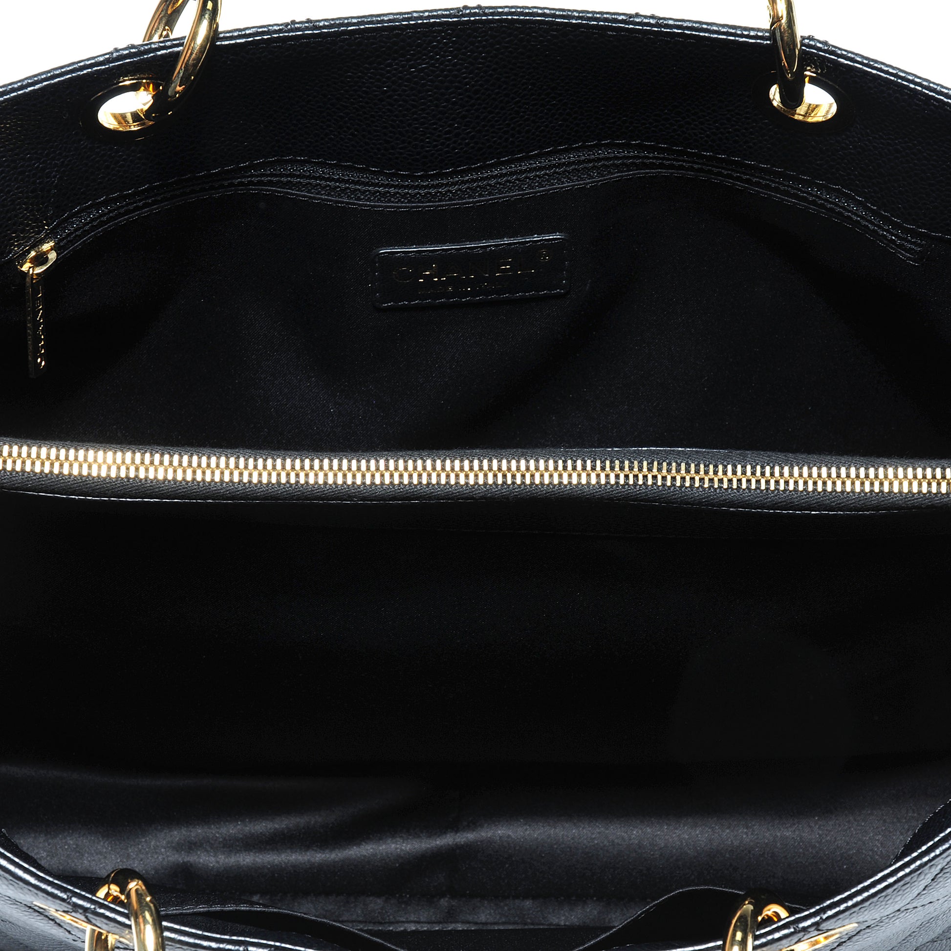 Chanel Caviar Grand Shopping Tote GST Black 7 of 7