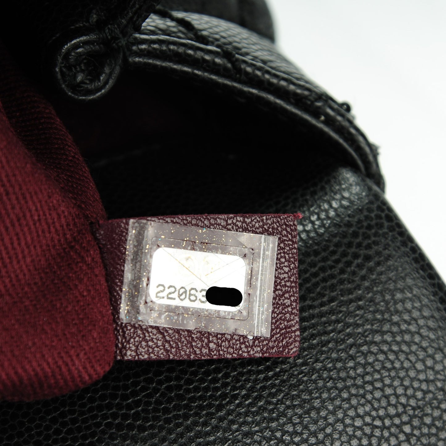 Caviar Quilted Small Coco Handle Flap Black