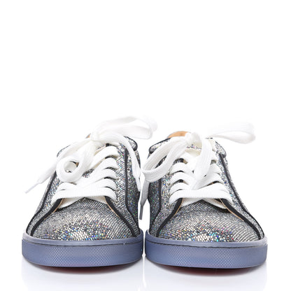 Christian Louboutin Seava Glitter Disco Ball Flat Sneakers 37 Multicolor 2 of 9