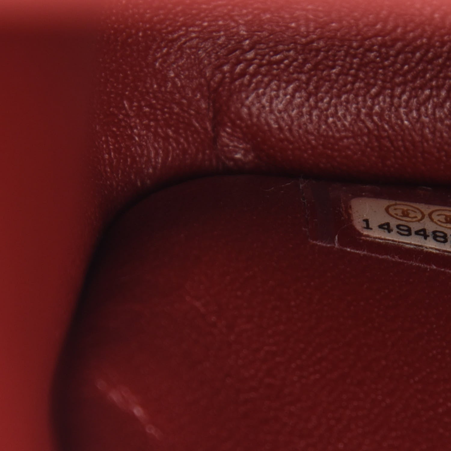 Chanel Caviar Quilted Jumbo Double Flap Dark Red 13 of 16