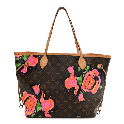 Louis Vuitton Monogram Roses Neverfull MM 1 of 11