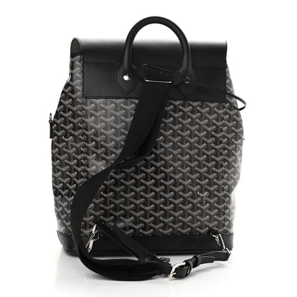 Goyard Goyardine Calfskin Alpin MM Backpack Black 3 of 11