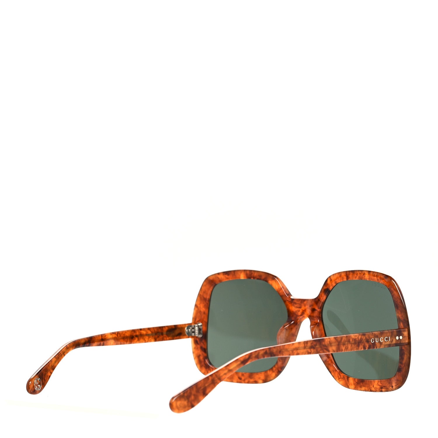 Gucci Squared Frame GG0625S Glasses Havana Brown 4 of 8