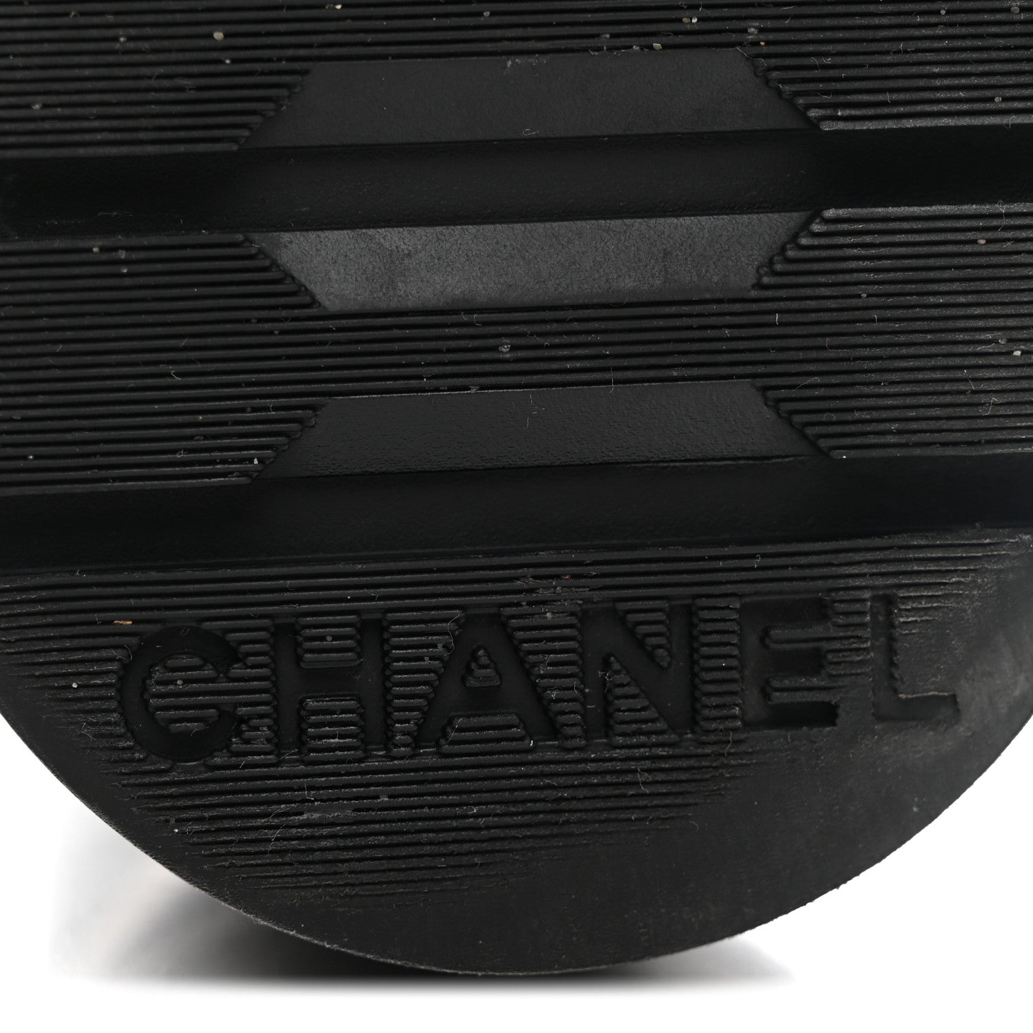 Chanel Shiny Goatskin Calfskin Quilted Lace Up Combat Boots 37 Black 7 of 11