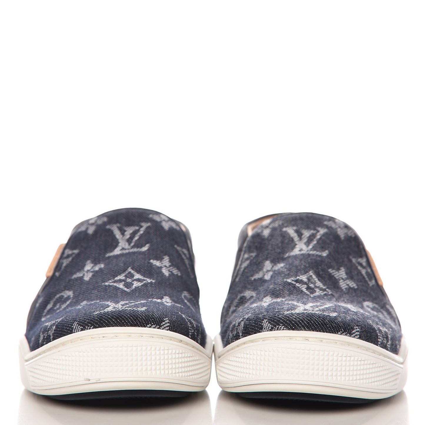 Denim Monogram Tempo Sneakers 35.5 Blue