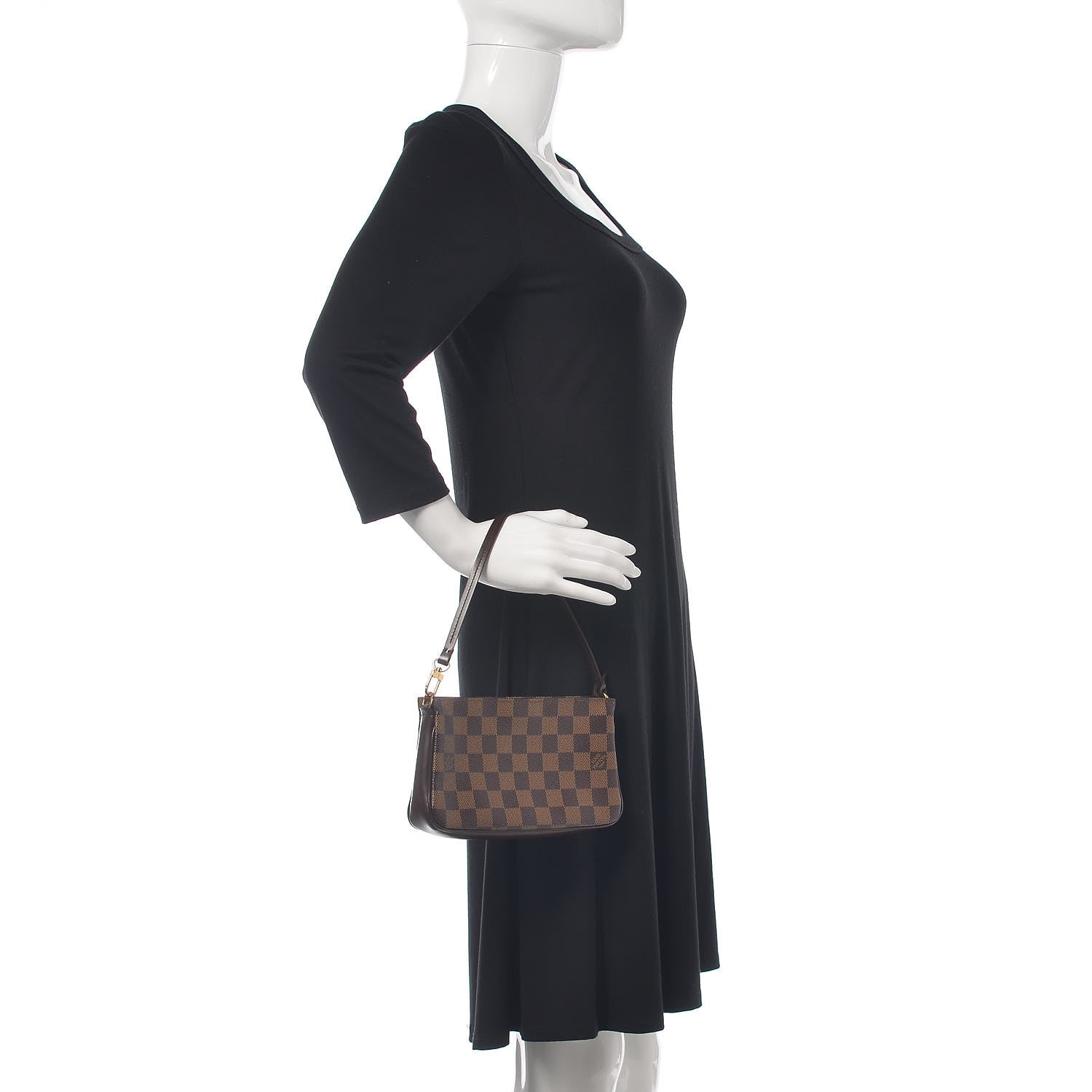 Louis Vuitton Damier Ebene Navona Pochette Accessories 2 of 10