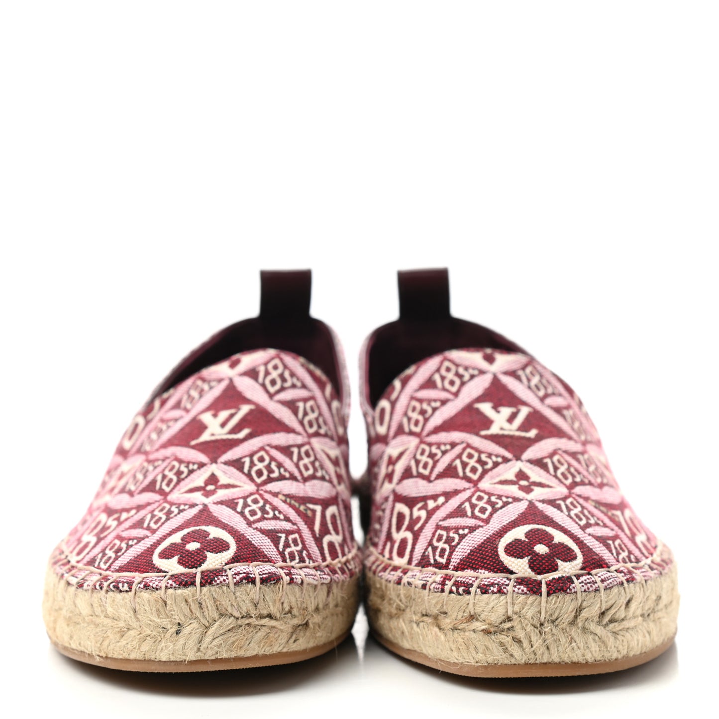 Jacquard Since 1854 Starboard Espadrille Flats 37.5 Bordeaux