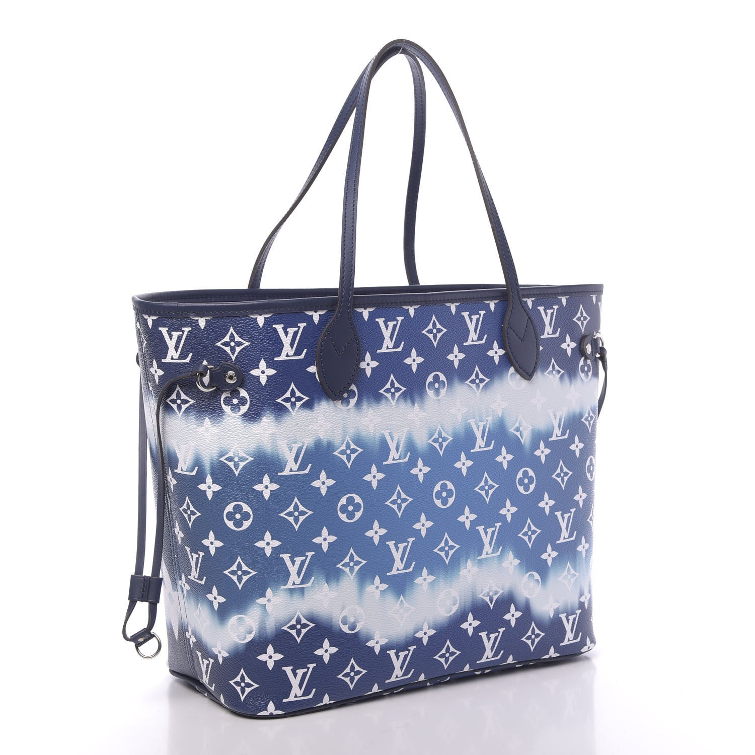 Louis Vuitton Monogram Escale Neverfull MM Blue 3 of 11
