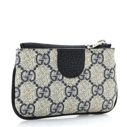 Gucci GG Supreme Monogram Web Ophidia Key Case Beige Blue 3 of 7