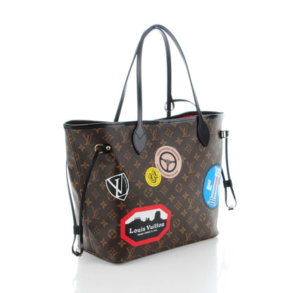 Louis Vuitton Monogram World Tour Neverfull MM 3 of 9