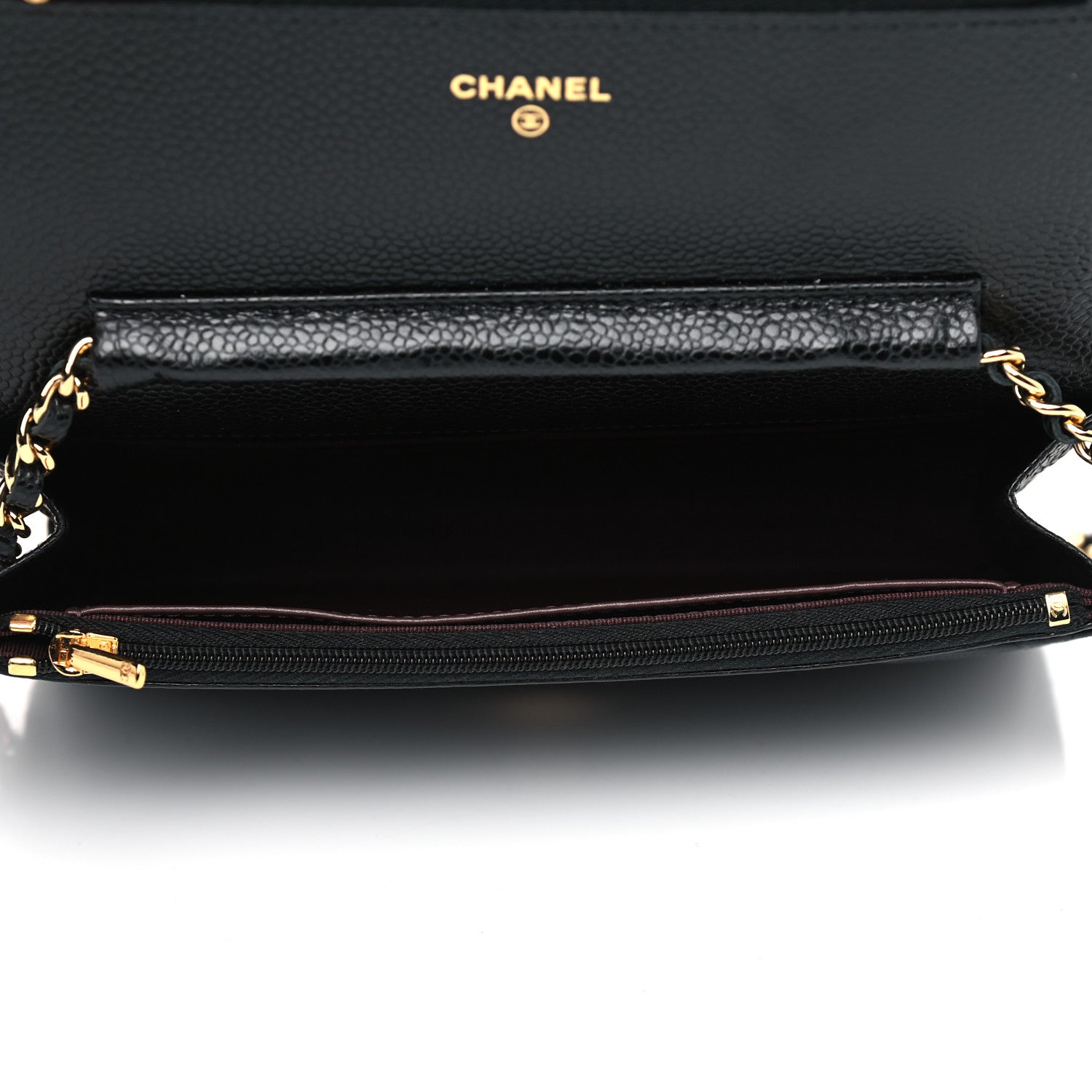 Chanel Caviar Quilted Wallet On Chain WOC Black 4 of 4