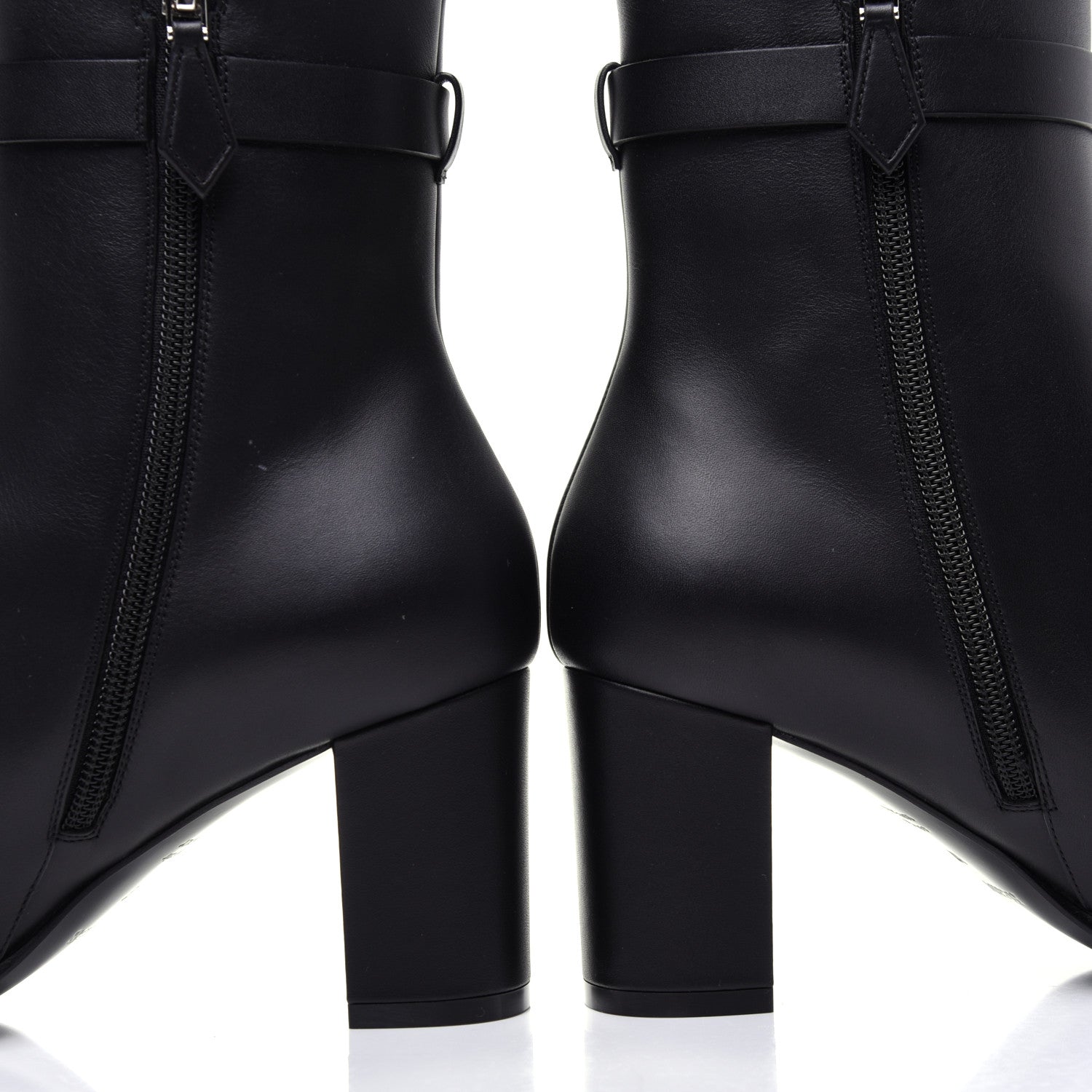 Hermes Calfskin Saint Germain Ankle Boots 37 Black 11 of 13