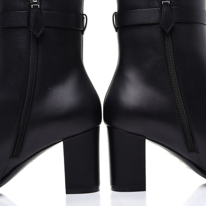 Hermes Calfskin Saint Germain Ankle Boots 37 Black 11 of 13