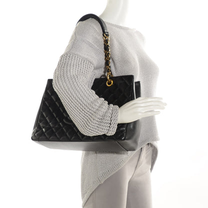 Chanel Caviar Quilted Grand Shopping Tote GST Black 2 of 7