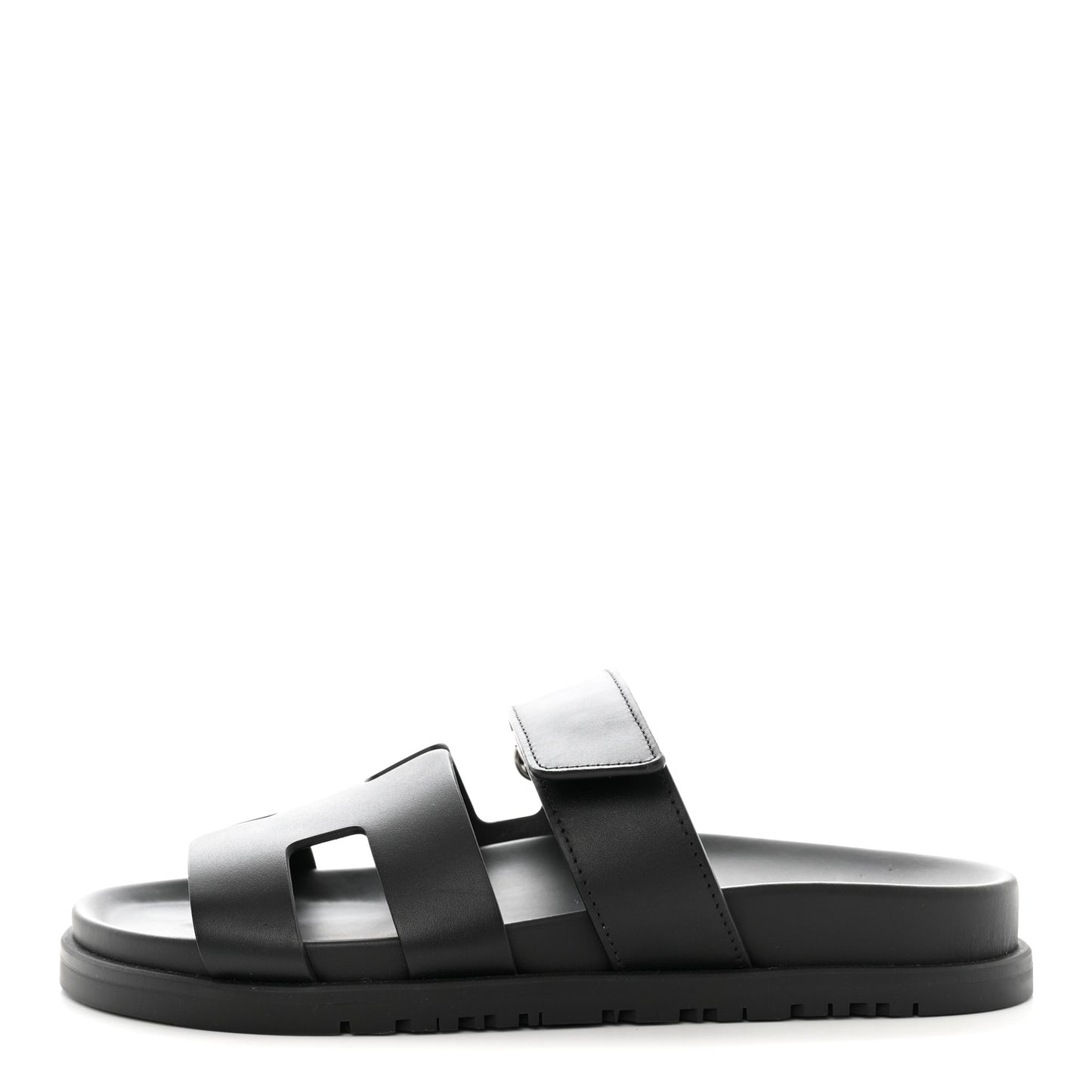Calfskin Womens Chypre Sandals 36.5 Black