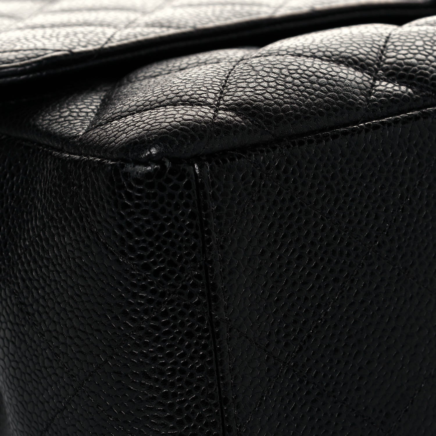 Chanel Caviar Quilted Maxi Single Flap Black 8 of 9