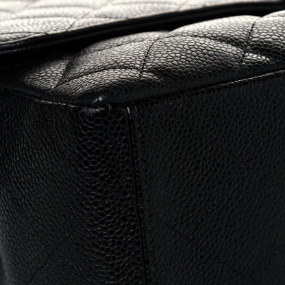 Chanel Caviar Quilted Maxi Single Flap Black 8 of 9
