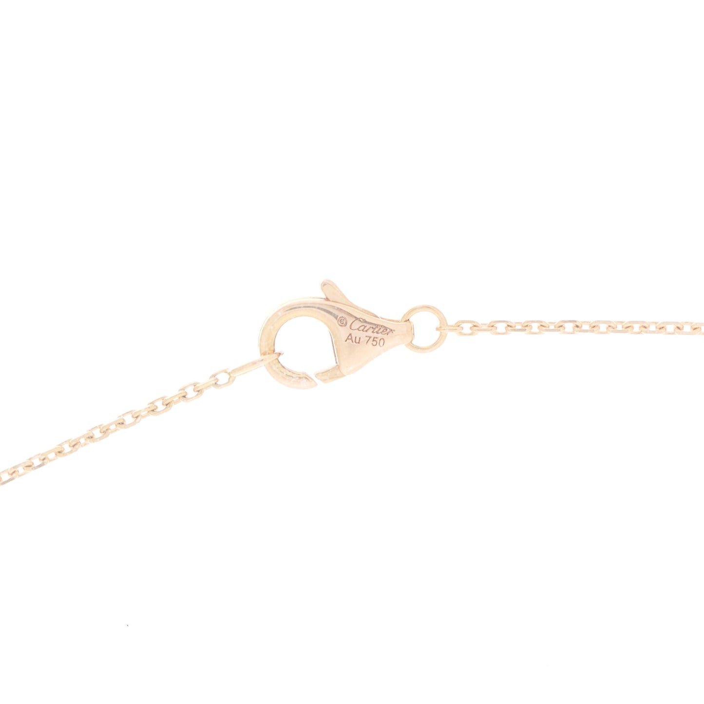 18K Pink Yellow White Gold Diamond Trinity Pendant Necklace